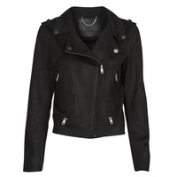 material Women Leather jackets / Imitation leather Guess MONICA JACKET Black