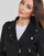 Clothing Women Leather jackets / Imitation leather Guess MONICA JACKET Black