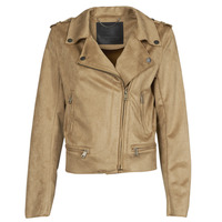 material Women Leather jackets / Imitation leather Guess MONICA JACKET Camel