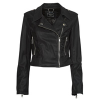 material Women Leather jackets / Imitation leather Guess NEW KHLOE JACKET Black