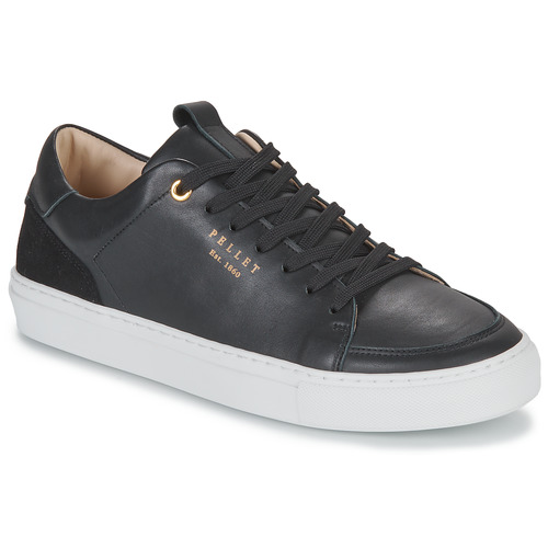 Shoes Men Low top trainers Pellet SIMON Veal / Black