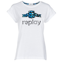 Clothing Women short-sleeved t-shirts Replay W3525A White