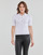 material Women short-sleeved polo shirts MICHAEL Michael Kors BUTTON POLO SWEATER White