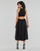 material Women Long Dresses MICHAEL Michael Kors HALTER CTN MIDI DRESS Black