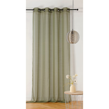 Home Sheer curtains Linder ETAMINE GIVREE Kaki