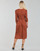 Clothing Women Long Dresses Betty London PAXONE Rust