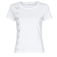 material Women short-sleeved t-shirts Emporio Armani EA7 TRUQUI White