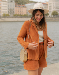 material Women Jackets / Blazers Céleste SASSAFRAS Camel
