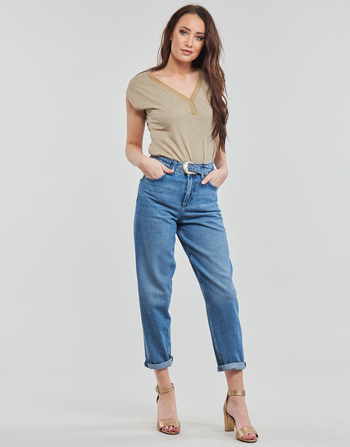 material Women straight jeans Liu Jo CANDY HIGH WAIST Blue / Medium