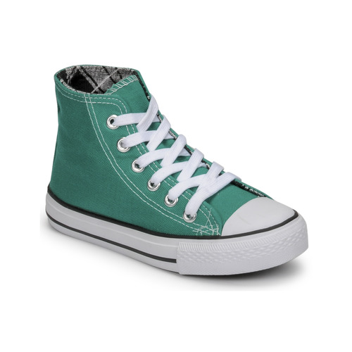 Shoes Children High top trainers Citrouille et Compagnie OUTIL Green
