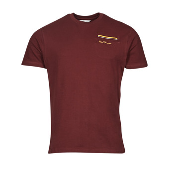material Men short-sleeved t-shirts Ben Sherman PIQUE POCKETT Bordeaux