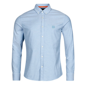 Clothing Men long-sleeved shirts BOSS Mabsoot_2 Blue