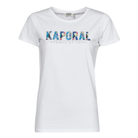 material Women short-sleeved t-shirts Kaporal KECIL White