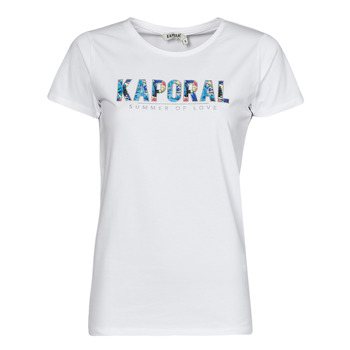 material Women short-sleeved t-shirts Kaporal KECIL White