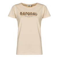 material Women short-sleeved t-shirts Kaporal KALIN Beige