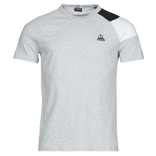 Clothing Men short-sleeved t-shirts Le Coq Sportif TRI TEE SS N°1 Grey