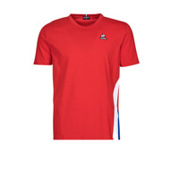 material Men short-sleeved t-shirts Le Coq Sportif TRI TEE SS N 1 Red