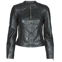 Clothing Women Leather jackets / Imitation leather Naf Naf CBIKER Marine