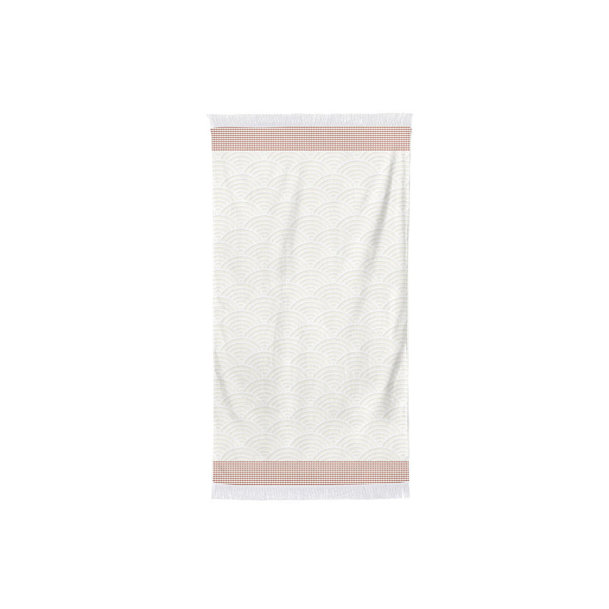 Home Towel and flannel Maison Jean-Vier Artea Red