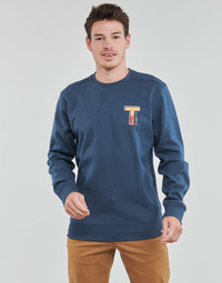 material Men sweaters Timberland LEFT CHEST GRAPHIC INTERLOCK Blue