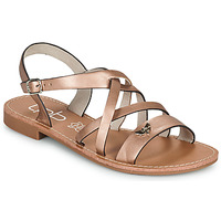 Shoes Women Sandals Les Petites Bombes BIANKA Gold / Pink