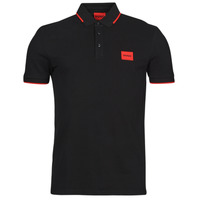 Clothing Men short-sleeved polo shirts HUGO Deresino Black