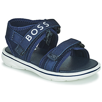 Shoes Boy Sandals BOSS J09174 Marine