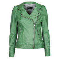 material Women Leather jackets / Imitation leather Oakwood LISA 6 Green
