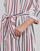 Clothing Women Long Dresses Tommy Hilfiger VISCOSE MIDI SHIRT DRESS 3/4 SLV White / Blue / Red