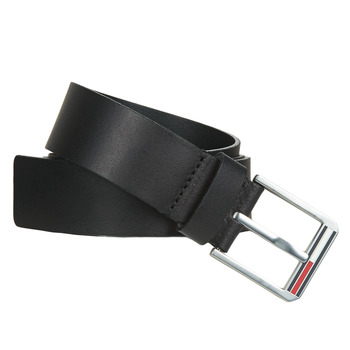 Accessorie Men Belts Tommy Jeans TJM LEATHER ESSENTIAL 3.5 Black
