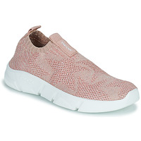Shoes Girl Low top trainers Geox J ARIL GIRL E Pink