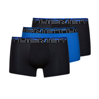 Underwear Men Boxer shorts Athena SECONDE PEAU X3 Black / Blue / Black