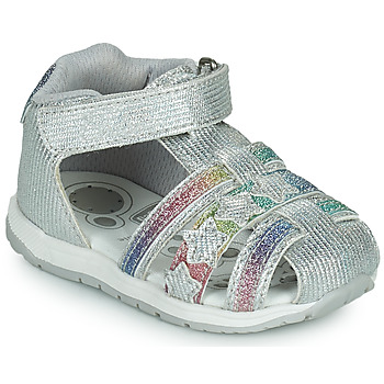 Shoes Girl Sandals Chicco GENEVIE Silver