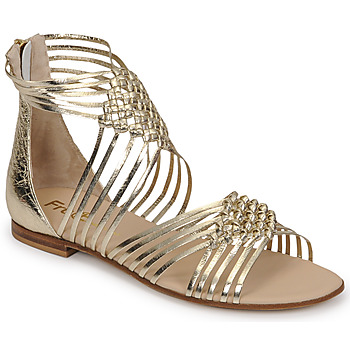 Shoes Women Sandals Fru.it 7479-100-PLATINO Gold