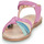Shoes Girl Sandals Les Tropéziennes par M Belarbi IZA Pink / Multicolour
