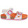 Shoes Girl Sandals Agatha Ruiz de la Prada Bio White / Multicolour