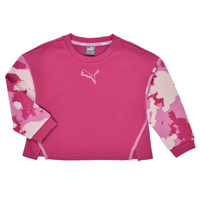 Clothing Girl sweaters Puma ALPHA CREW Pink
