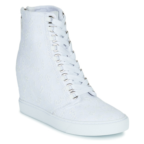 Shoes Women High top trainers Guess ALTAH White