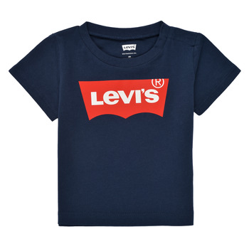 Clothing Children short-sleeved t-shirts Levi's BATWING TEE Marine