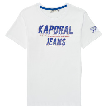 material Boy short-sleeved t-shirts Kaporal ROAR White