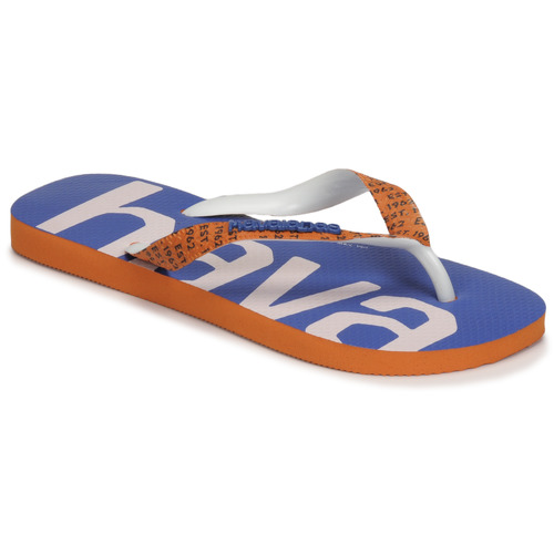 Shoes Flip flops Havaianas TOP LOGOMANIA MID TECH Blue / Orange
