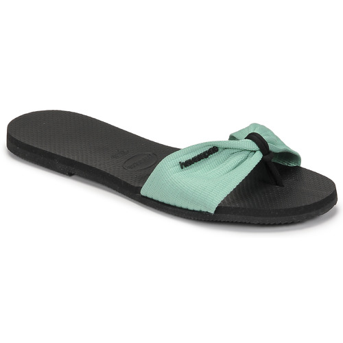 Shoes Women Flip flops Havaianas YOU ST TROPEZ BASIC Black / Green