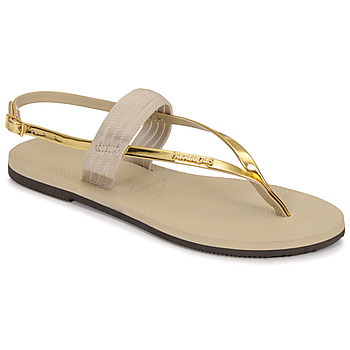 Shoes Women Sandals Havaianas YOU FLORIPA Beige / Gold