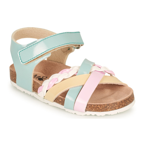 Shoes Girl Sandals Mod'8 KOENIA Blue / Pink