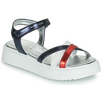 Shoes Girl Sandals Tommy Hilfiger KINOA Blue / White / Red