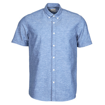 material Men short-sleeved shirts Esprit COO co/lin ssl Blue