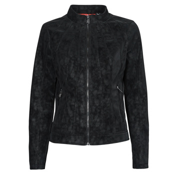 material Women Leather jackets / Imitation leather Desigual CHAQ_MAR Black