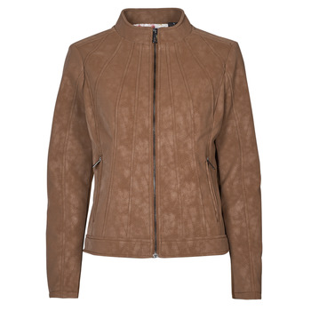 Clothing Women Leather jackets / Imitation leather Desigual CHAQ_MAR Brown