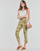 Clothing Women Wide leg / Harem trousers Desigual PANT_JUNGLE Kaki / Multicolour
