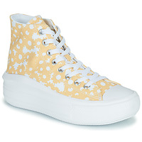 Shoes Women High top trainers Converse Chuck Taylor All Star Move Floral Platform Lo-Fi Craft Hi Yellow